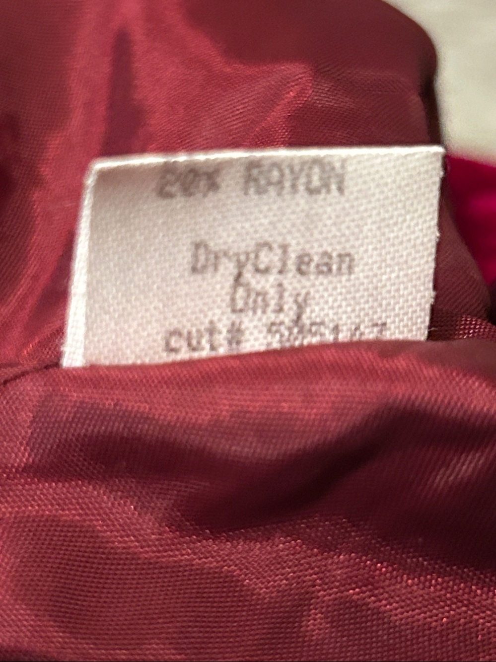 Vintage Raspberry Silk Velvet Top - Picture 10 of 11